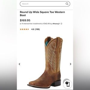 Ariat Women’s Wide Square Toe Boot